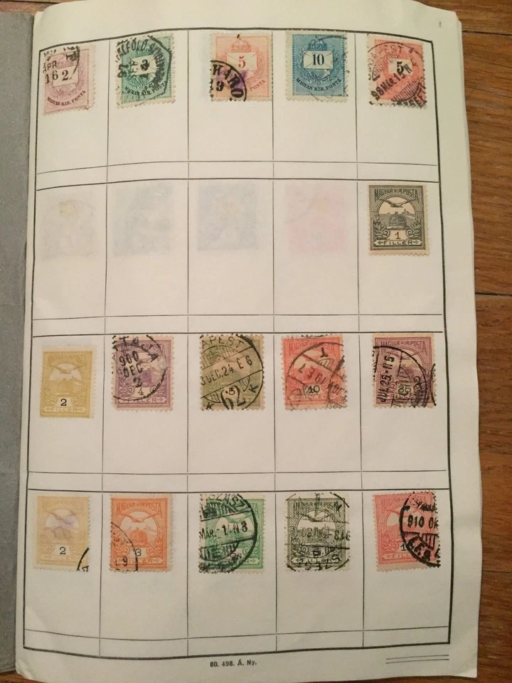 #254 Hungary Magyar 1st album collection 50 pages read description - Image 1 of 4