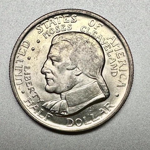 1936 CLEVELAND  COMMEMORATIVE HALF DOLLAR   NICE DETAIL   #2865 Cover