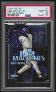 2000 KEN GRIFFEY JR METAL HIT MACHINES PSA 10 GEM MINT - Picture 1 of 2