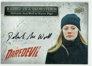 Daredevil Seasons 1 & 2 Autograph Card SS-KP Deborah Ann Woll as Karen Page - Picture 1 of 2