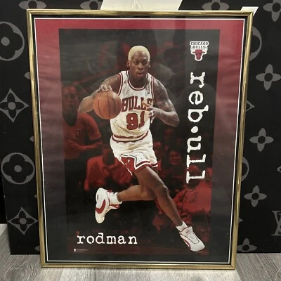 Póster enmarcado Dennis Rodman Chicago Bulls Mr. Reb.ull Foto 1 de 2