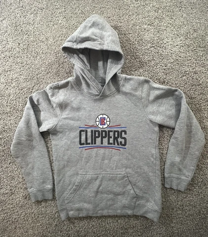 LA Clippers Youth Large L 14-16 NBA Basketball Hoodie Shirt Pullover Cover