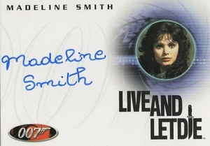 Zitat James Bond: A49 Madeline Smith als Miss Caruso Autogrammkarte - Bild 1 von 1