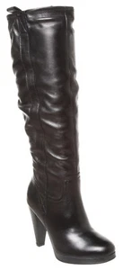 Office Conform Platform Knee BlackLeather Boots Reg-Price $259.99 - Picture 1 of 1