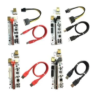 Ver010-X Pci-E Riser Card 1x to 16x USB 3.0 Data Cable for GPU Mining - Picture 1 of 26