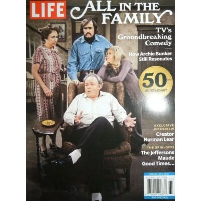 ALL IN THE FAMILY life GROUNDBREAKING COMEDY jeffersons GOOD TIMES archie bunker - Image 1 of 4