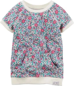 Carter's Kid Girl's Floral French Terry Tunic Size 5 - Picture 1 of 1