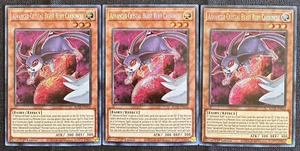 YUGIOH 3x Advanced Crystal Beast Ruby Carbuncle BLCR-EN010 Secret Rare NM - Picture 1 of 2