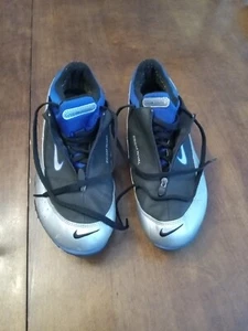 Nike Zoom Rival Track&Field Metal Cleats Shoes Black/ Silver/Blue US 10 Sports - Picture 1 of 12