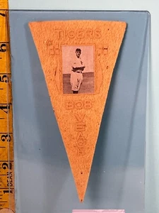 🔥 1916 BF2 Ferguson Bakery Photo Pennant: Bob Veach Detroit Tigers HIGH GRADE🔥 - Picture 1 of 3