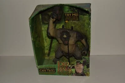 TOY BIZ LORD OF THE RINGS FELLOWSHIP OF THE RING ELECTRONIC CAVE TROLL-NEW(TKA6) - Image 1 of 4
