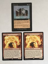 Persecute, Urza’s Saga, LP + 2x Amplifire, Ravnica Allegiance, NM MTG
