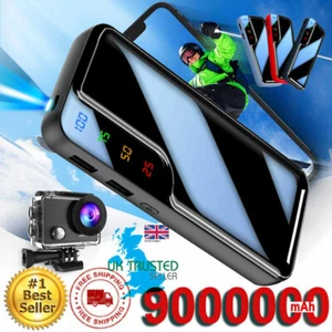 9000000mAh Portable Power Bank 2USB Charger Battery Pack For Mobile Phone Fast - Picture 1 of 19