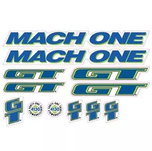 1992 GT BMX - Mach One - Clear - decal set - Picture 1 of 1