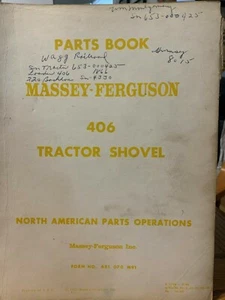 Massey Ferguson Teilebuch für 406 Traktor Schaufel - Bild 1 von 1