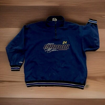 De Colección Jeff Gordon 1/4 Cremallera Sudadera Pullover Persecución Auténtica Para Hombre XXL 2XL Azul Foto 1 de 3