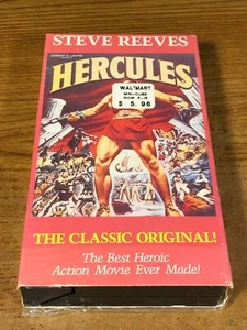 Hercules VHS VCR Video Tape Used Steve Reeves Original - Picture 1 of 7