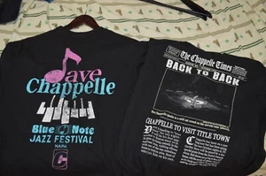 DAVE CHAPPELLE Konzert Live Comedy T-Shirts Herren XL Posten Boston Blue Note Fest - Bild 1 von 6