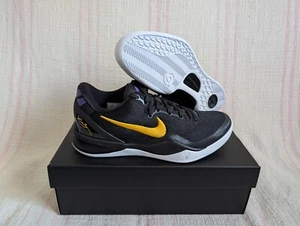 Nike Kobe 8 Protro LA Lakers Auswärts schwarz lila gold HF9550-001 Herren Schuhgröße 7,5 - Bild 1 von 14