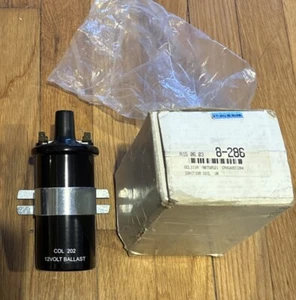 Vintage Auto 12V Ignition Coil Ballast 8-286 * COL 202 *Made in the UK *NEW - Foto 1 di 7