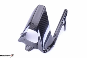 2009-2019 S1000RR Full Carbon Rear Hugger Mudguard Chain Guard Twill 2016 Bestem - Picture 1 of 6