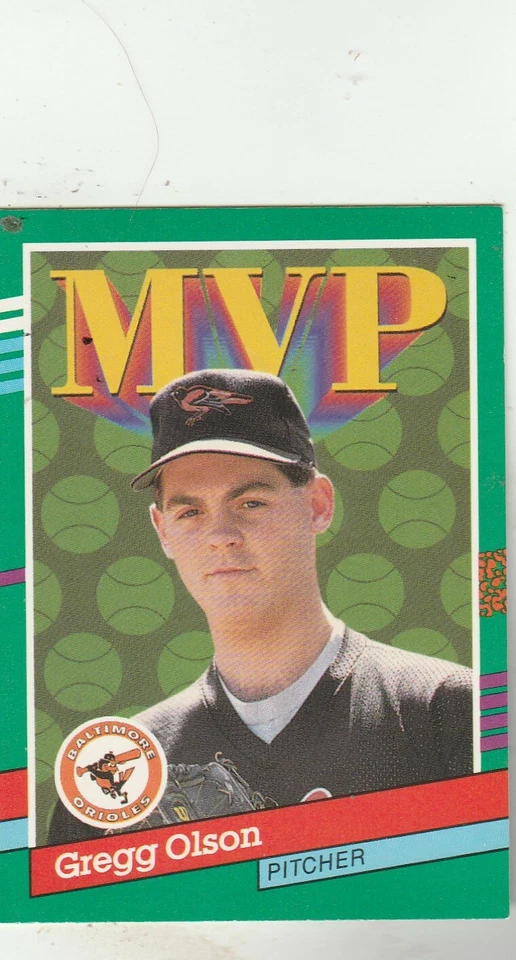 FREE SHIPPING-MINT-1991 Donruss #393 Gregg Olson Baltimore Orioles +BONUS CARDS - Image 1 of 1