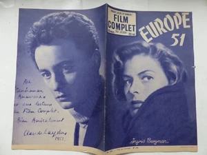 Film Complet 1953 N°382 INGRID BERGMAN  - Imagen 1 de 1