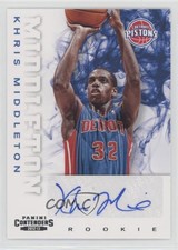 2012-13 Panini Contenders Khris Middleton #237 Rookie Auto RC
