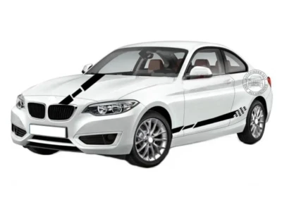 Graphics Car Hood Side Skirt Sticker For BMW X5 X6 M2 M4 M3 Racing Sport Decals - Изображение 1 из 4