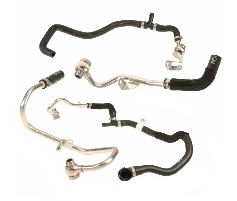Turbo Charger Coolant Hose Line Kit for select BMW F1 F2 F7 F10 F12 F13 (09-17) - Image 1 of 1