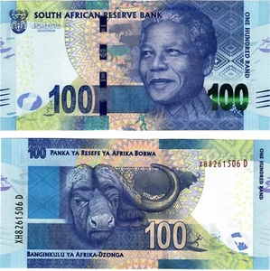 2013 South Africa P141b Mandela 100 Rand Banknote UNC - Picture 1 of 1
