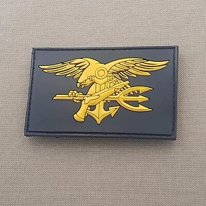 US navy seals DEVGRU insignia PVC rubber NSWDG NSW NWU USSOCOM SOCOM hook patch - Picture 1 of 1