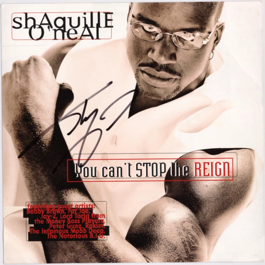 Shaquille O'Neal firmado autografiado disco plano! AMCo! 15680 Foto 1 de 1
