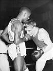 Charles Adkins Winning Boxing Event At The Olympics 1952 OLD BOXING PHOTO