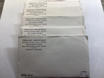 1970 PDS Unopened Uncirculated Mint Set in OGP Silver Kennedy 1 Set 111325 11tq - Image 1 of 4
