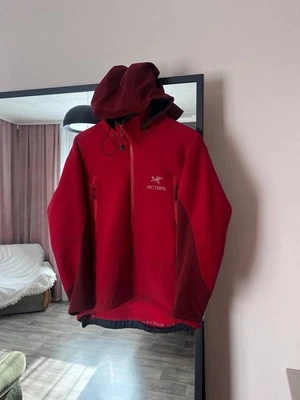 Arc'teryx Vintage Gamma SV Full Zip Soft Shell Fleece Lined Jacket Red Mens M - Image 1 of 4
