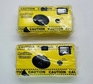 2004 Disposable ACCIDENT ASA 400 Single Use Film Car Crash Photo Kit w/ Flash - Picture 1 of 5