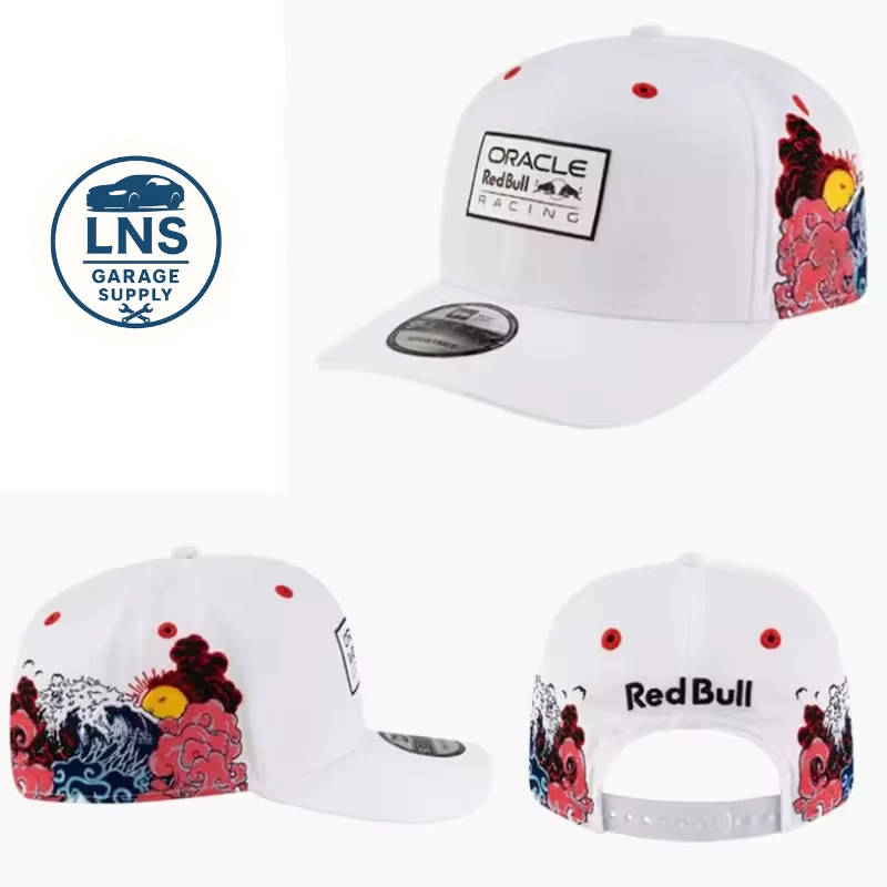 Nuevo sombrero de verano 2025 Red Bull Sun Hat Verstappen mismo sombrero de carreras Red Bull 1 pieza Foto 1 de 4