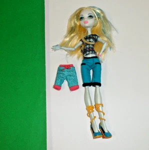 11" 2008 LAGOONA BLUE MONSTER HIGH  MAD SCIENTIST GIRL DOLL ARITCULATED G1 1ST - Bild 1 von 5