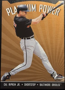 Tarjeta de Baltimore 1995 Upper Deck SP Platinum Power Cal Ripken Jr. #PP16! A21 - Imagen 1 de 2