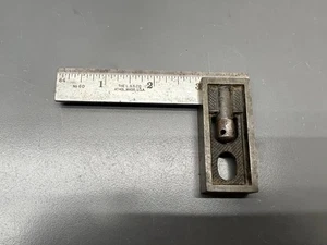 (q) L.S. STARRETT NO. 60 DOPPELSEITIGES TRY SQUARE - SEHR GUTER ZUSTAND - USA - Bild 1 von 4