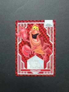 2023 Topps Cromo Disney 100 Sebastian #81 Negro Rojo Refractor/28 Color Match - Imagen 1 de 4