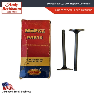 1954-1955 Chrysler New Yorker 300 Imperial Intake Valve Set Of 2 1538094 NOS - Image 1 of 4