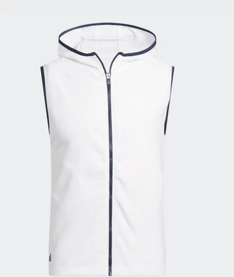 Nuevo Adidas Ultimate365 Polar Sudadera con Capucha Cremallera Completa Chaleco Blanco JL5329 Foto 1 de 4