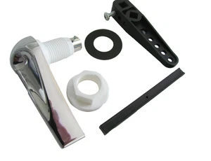 PALANCA CISTERNA ECONÓMICA CROMADA CON BRAZO ELEVADOR UNIVERSAL - Imagen 1 de 3