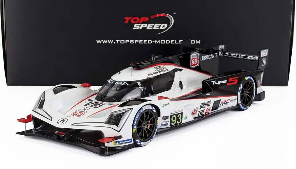 1/18 TRUESCALE - ACURA - ARX-06 GTP 2.4L TWIN TURBO V6 TEAM MEYER SHANK TS0631 - Immagine 1 di 1