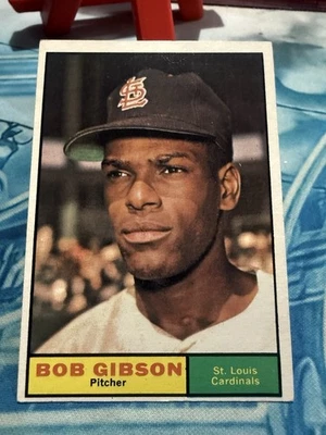 1961 Topps - Bob Gibson #211 Foto 1 de 2