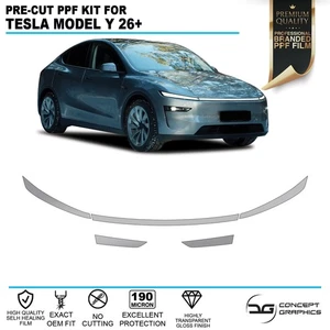 Scheinwerfer Steinschlagschutz PPF Lackschutzfolie für Tesla Model Y 26+ - Bild 1 von 4
