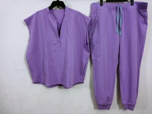 Conjunto Exfoliante FIGS Rafael y Zamora Joggers Talla XXL Púrpura Lavanda - Imagen 1 de 2