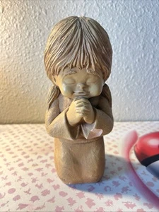 Bill Mack Fannykins GOD BLESS EVERYONE Figurine Praying Girl Prayers Statue 1978 - Bild 1 von 5
